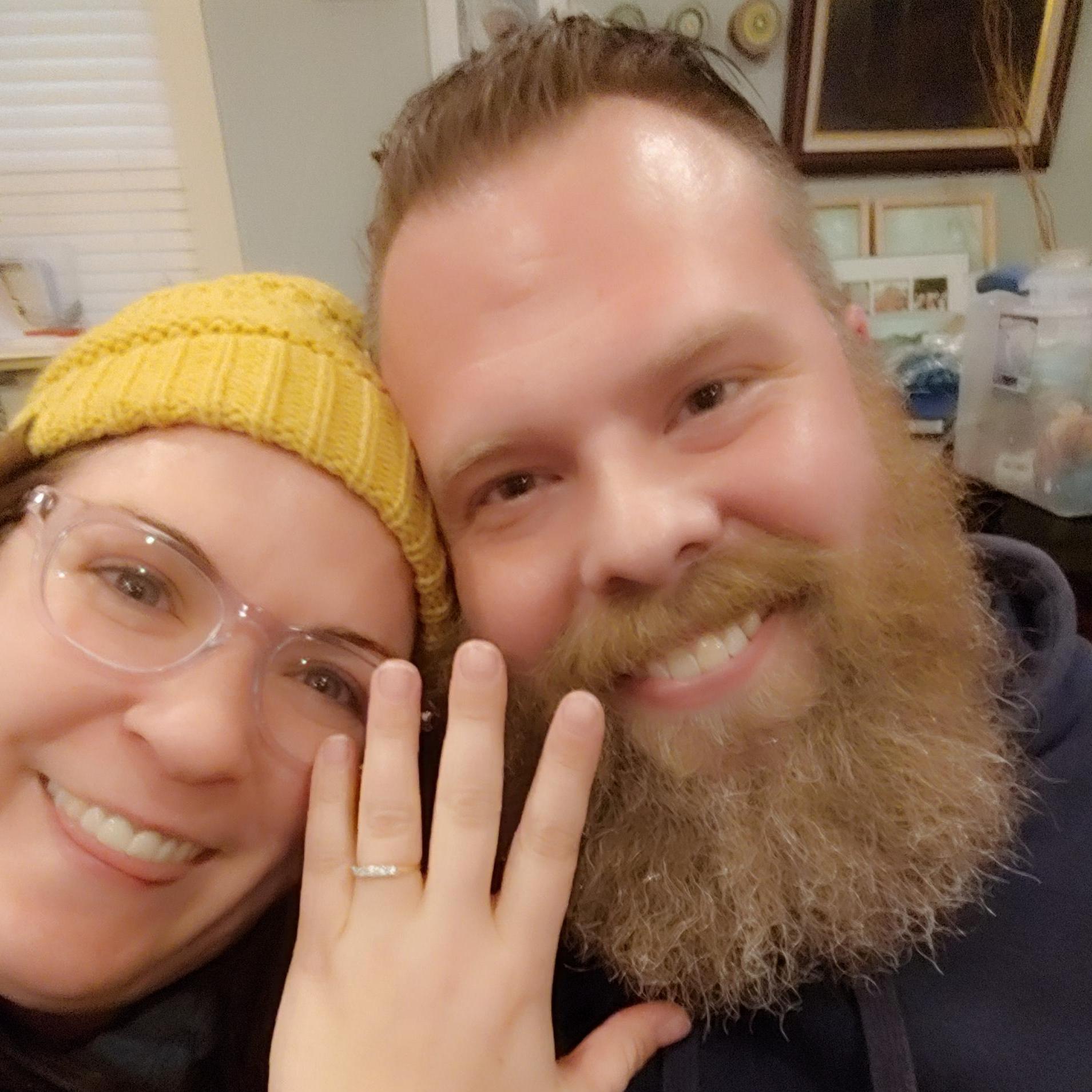 Ask to hear the engagement story, Susanne gave Brad a run for his money!