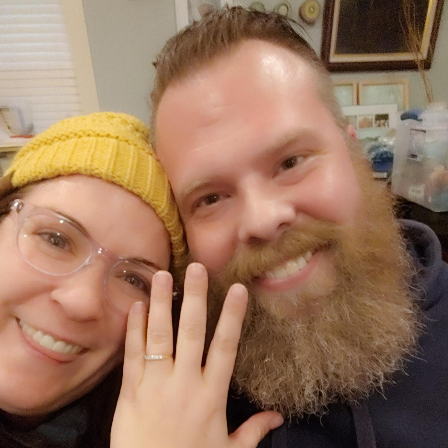 Ask to hear the engagement story, Susanne gave Brad a run for his money!