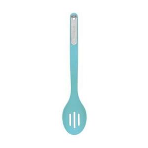 KitchenAid Silicone Slotted Perforated Spoon Aqua Sky