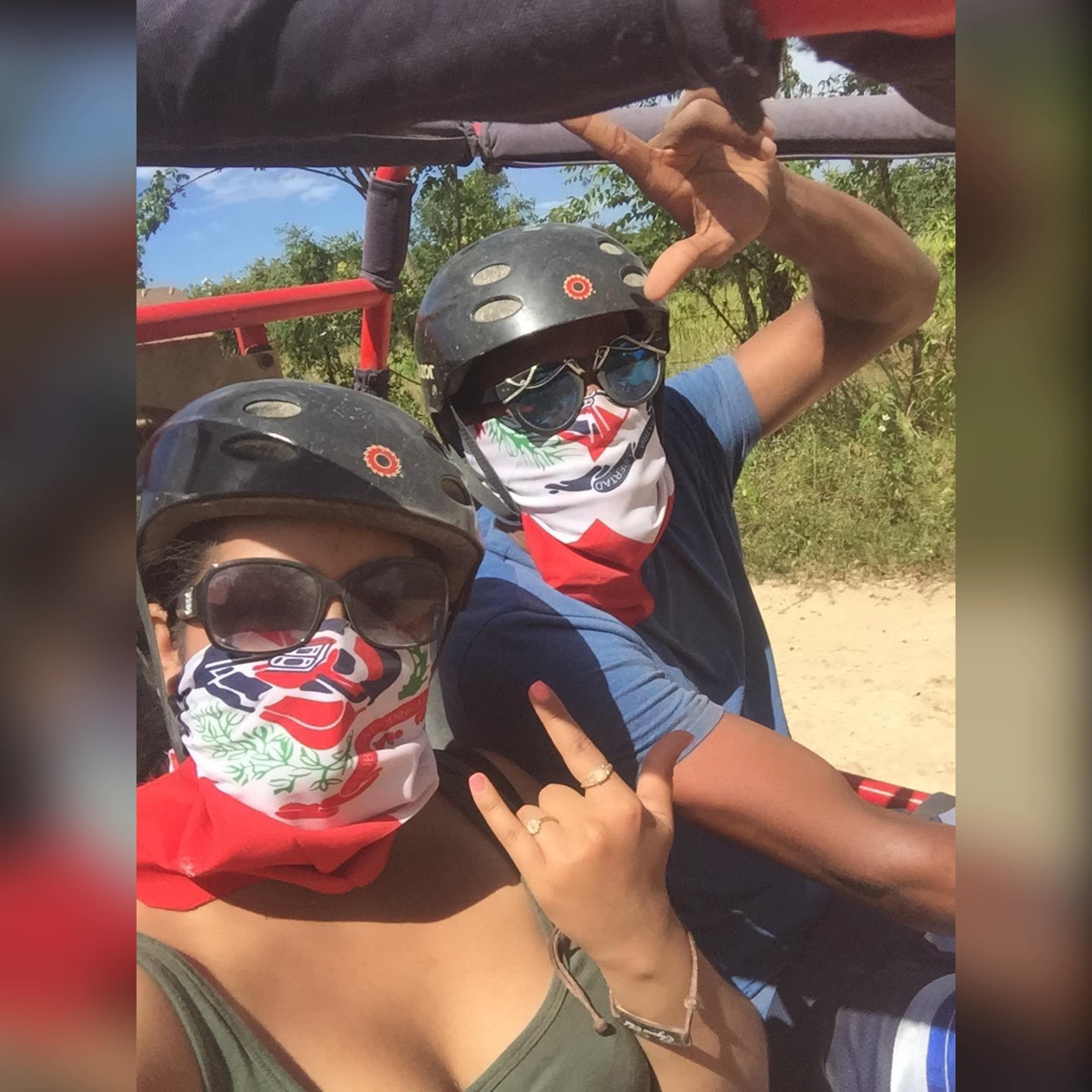 Riding dune buggies through the Jungle, Dominican Republic ‘2016’