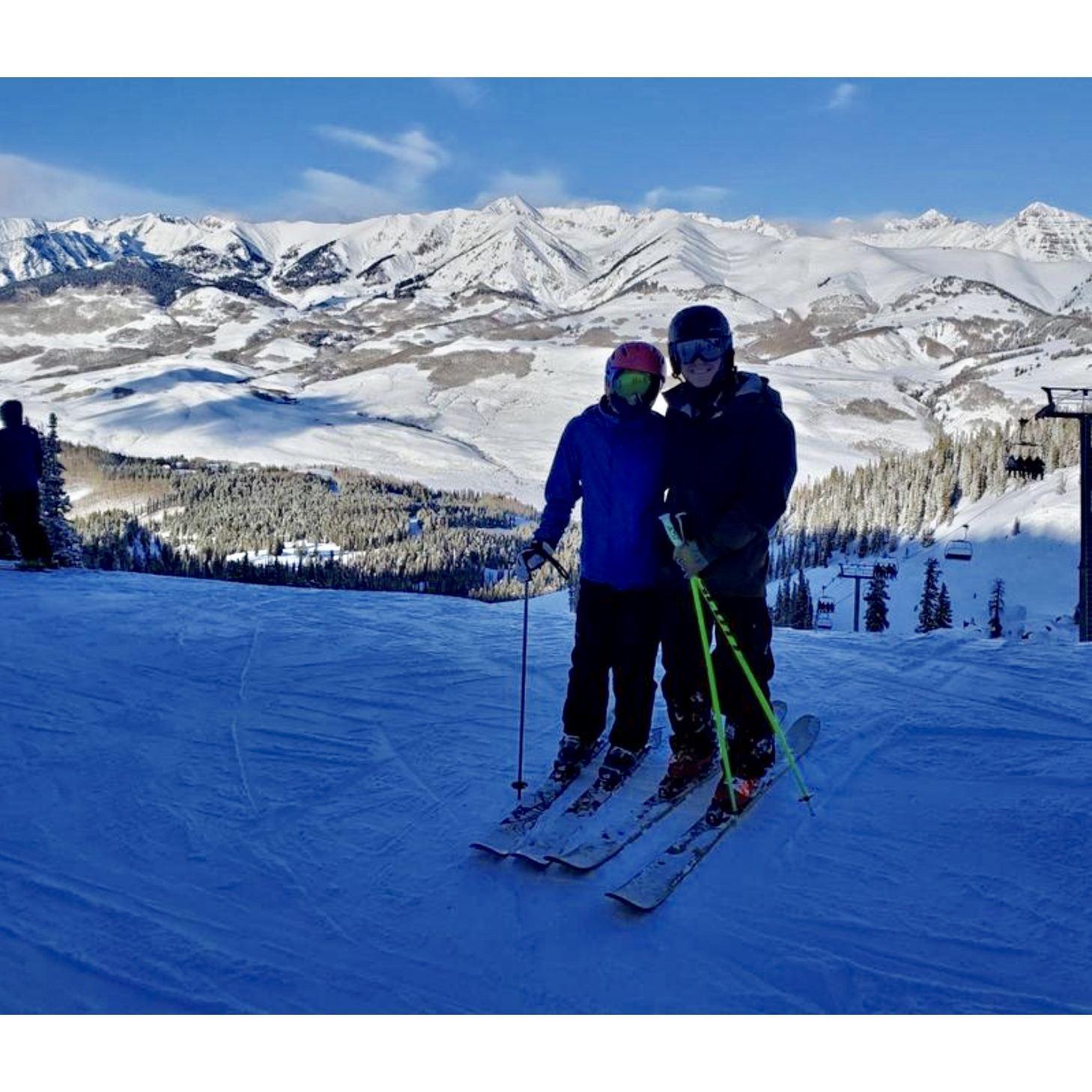 Our first ski trip together to Crested Butte