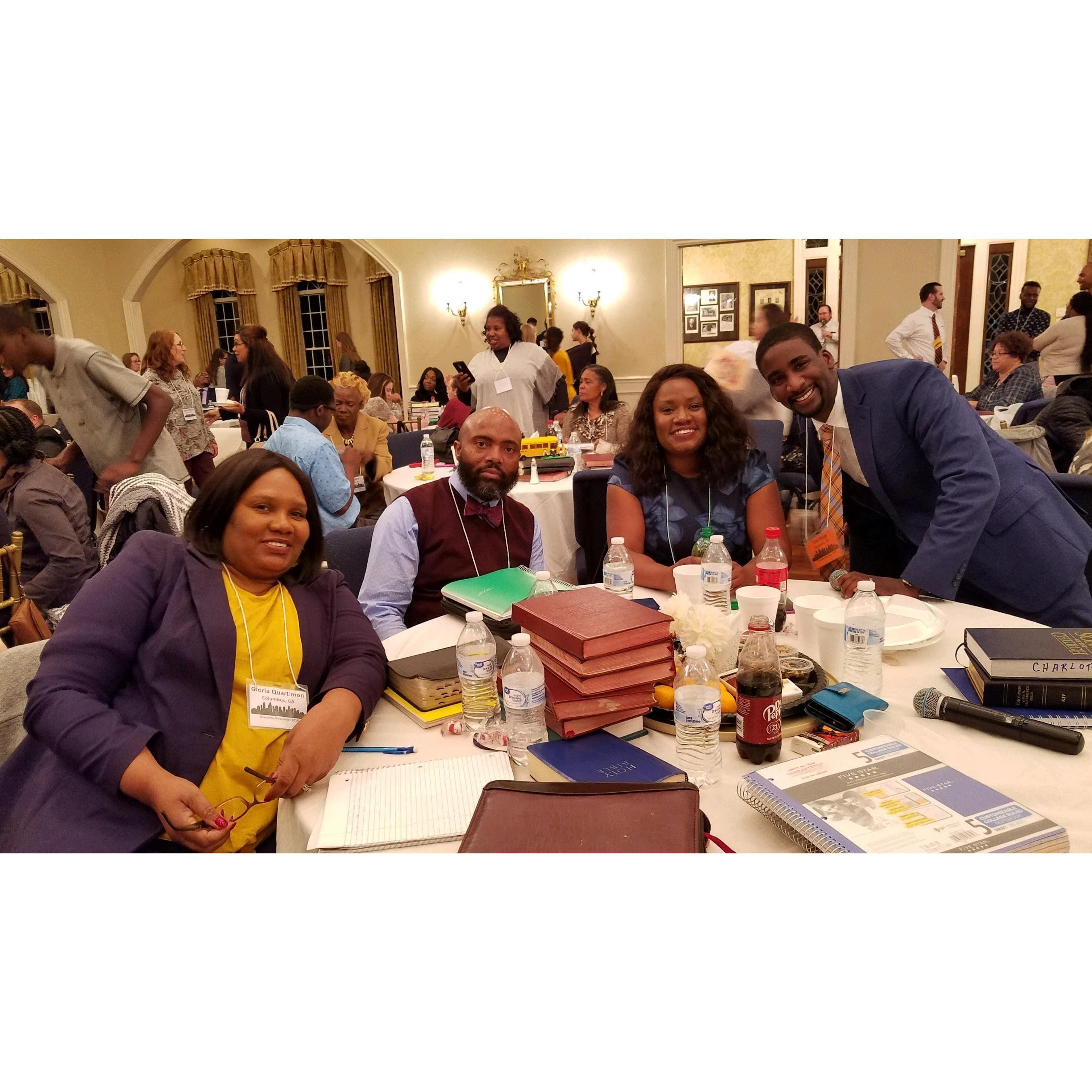 The 2019 November meeting Charlotte hosted is where we met!