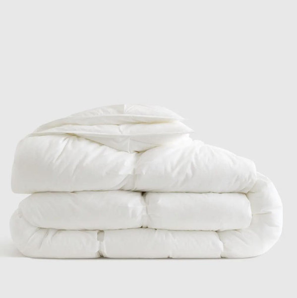 Cotton Pintuck Comforter - White, Full/Queen