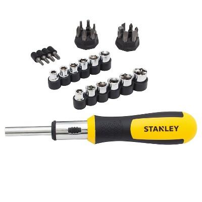 Stanley - STANLEY® 29 Piece Multi-Bit Ratcheting Screwdriver Set - 54-925