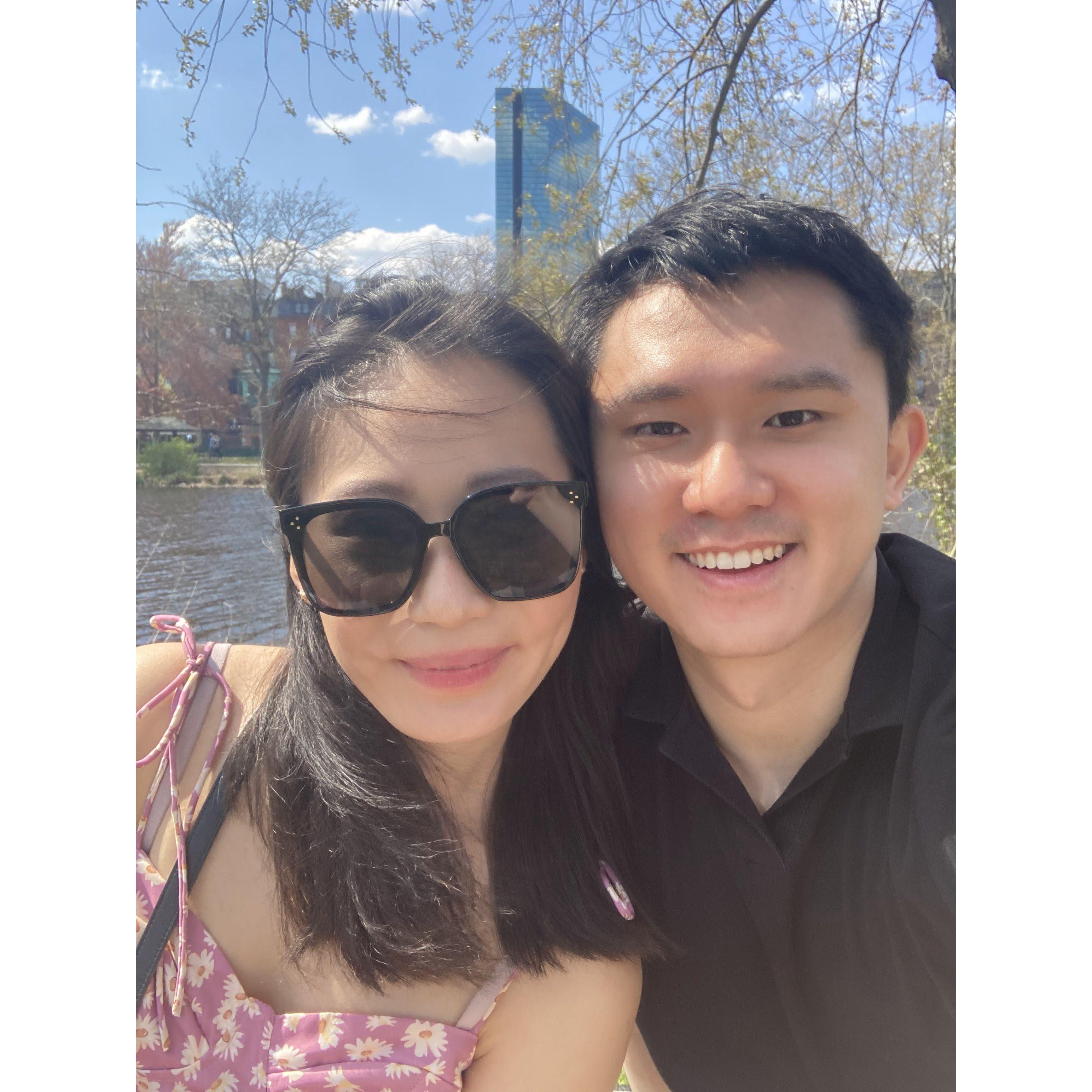 2021: Neither of us particularly enjoyed the New England winters or summers - but we do admit that the Charles River is beautiful