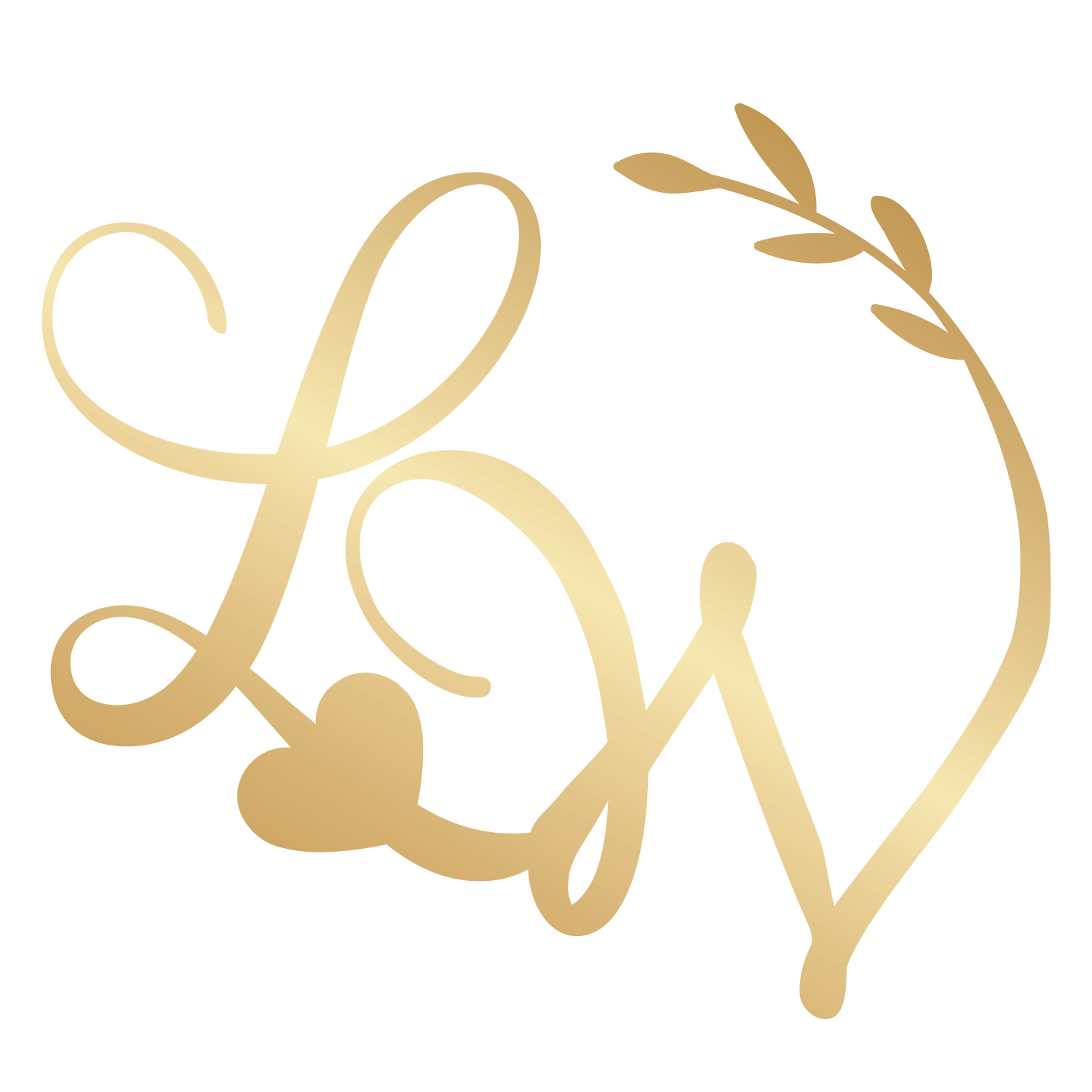 Whittney's dear friend from High School helped create this wedding crest for L+W. 5 leaves for 5 years together