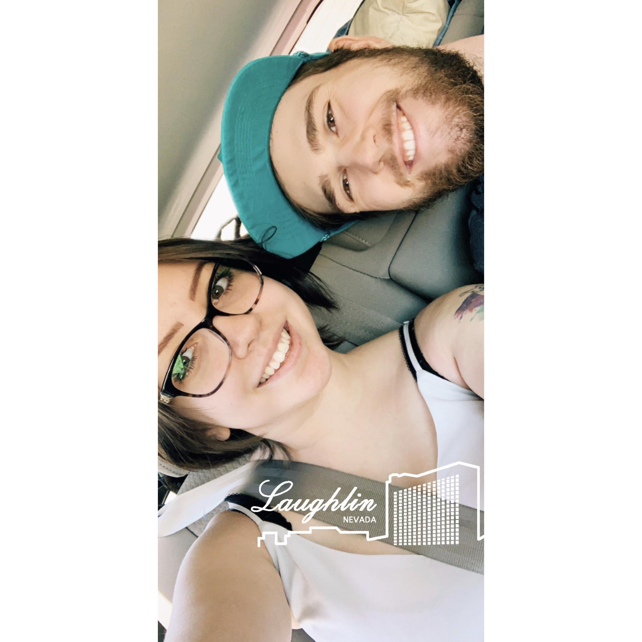 Peter and Alex's first trip together to Laughlin, Nevada.