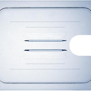 C10L-AP Lid for LIPAVI C10 Sous Vide Container, with cut-out for the Anova Precision immersion circulator