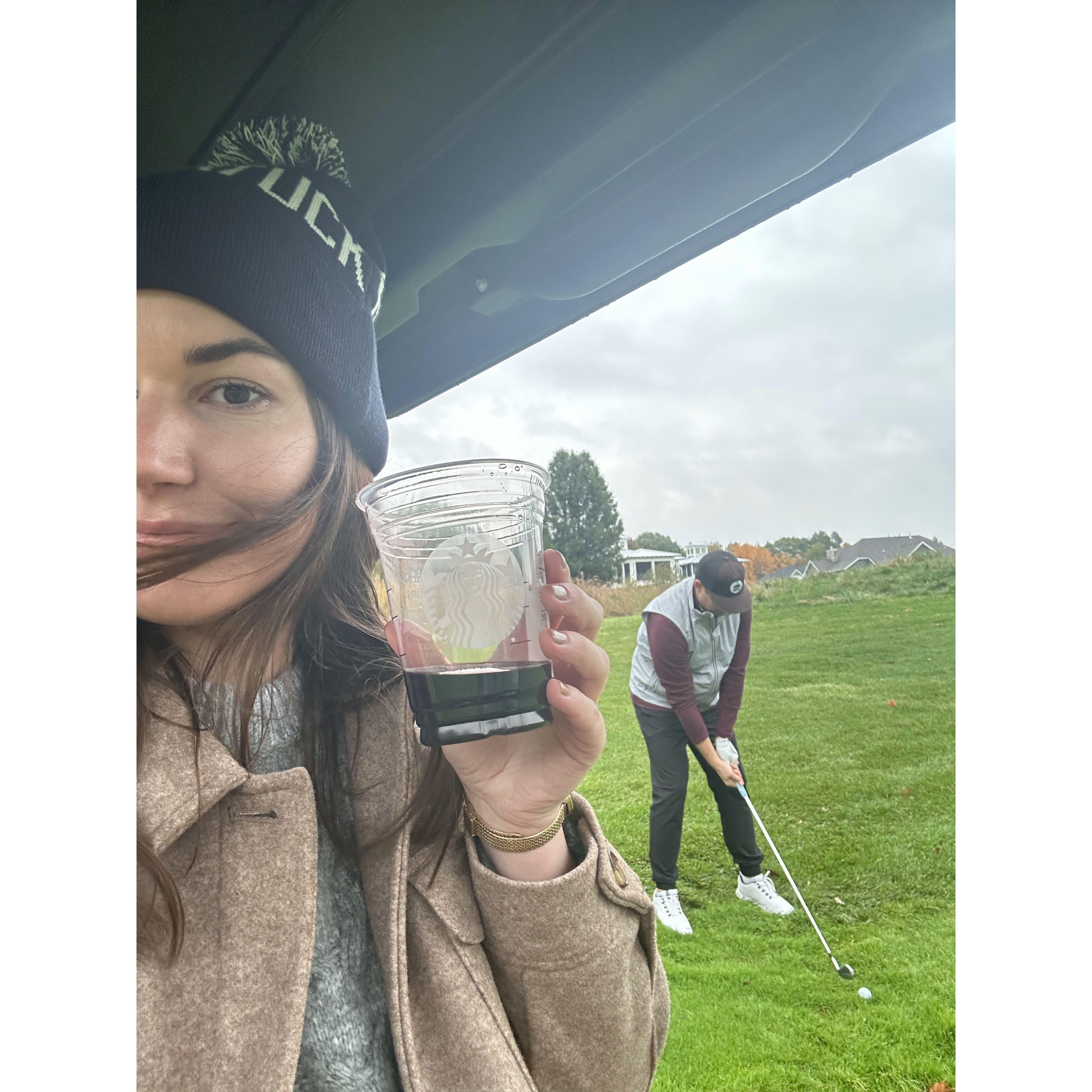 Golfing (and supervising), Fall 2023