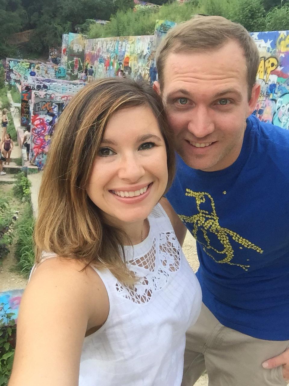 Checking out the graffiti park in Austin TX!