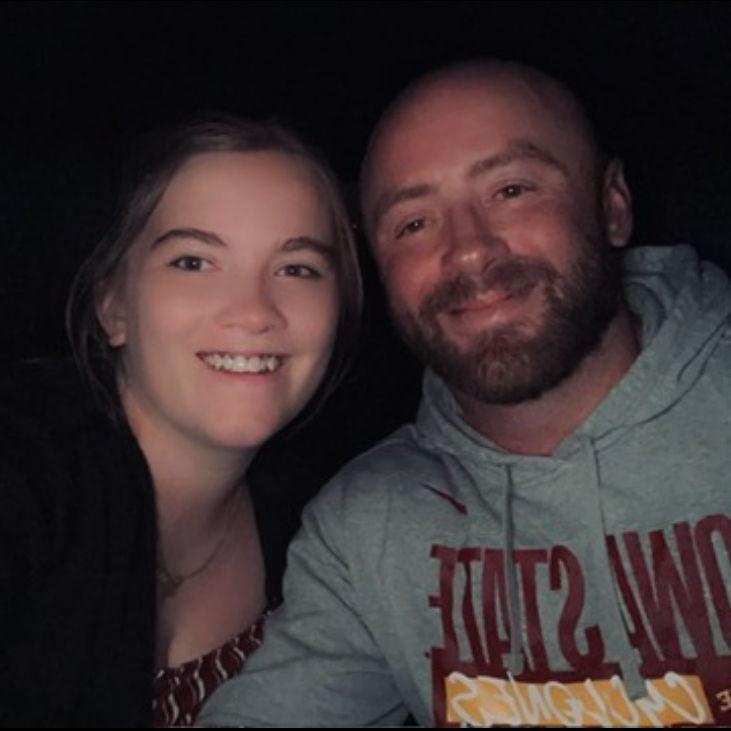 Photo right after we had our first official date together. Dinner and the movies!