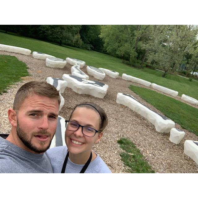 Her: "Let's take a cute picture with the bones"
Me: "Oh I can do that.."
Indiana, her new temporary home. Sept '19