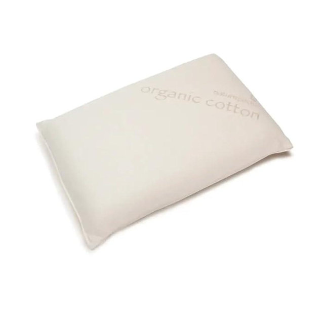 Naturepedic Organic Latex Pillow - Standard Bed Pillow with Medium Comfort - Luxury Pillow with Adjustable Fill for Comfortable Sleeping, Back Support and Neck Pain Relief