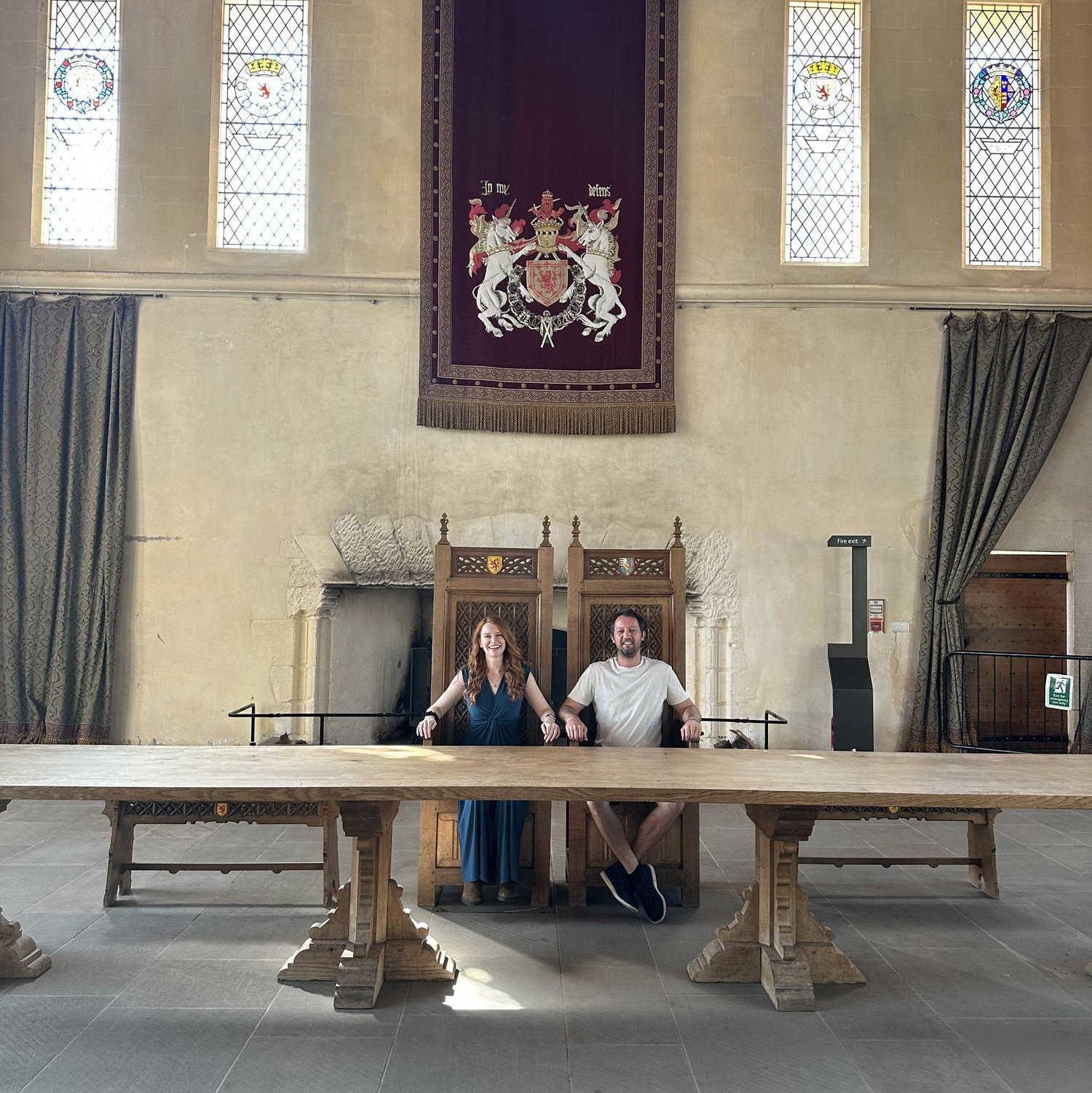 King and Queen of Stirling Castle lol