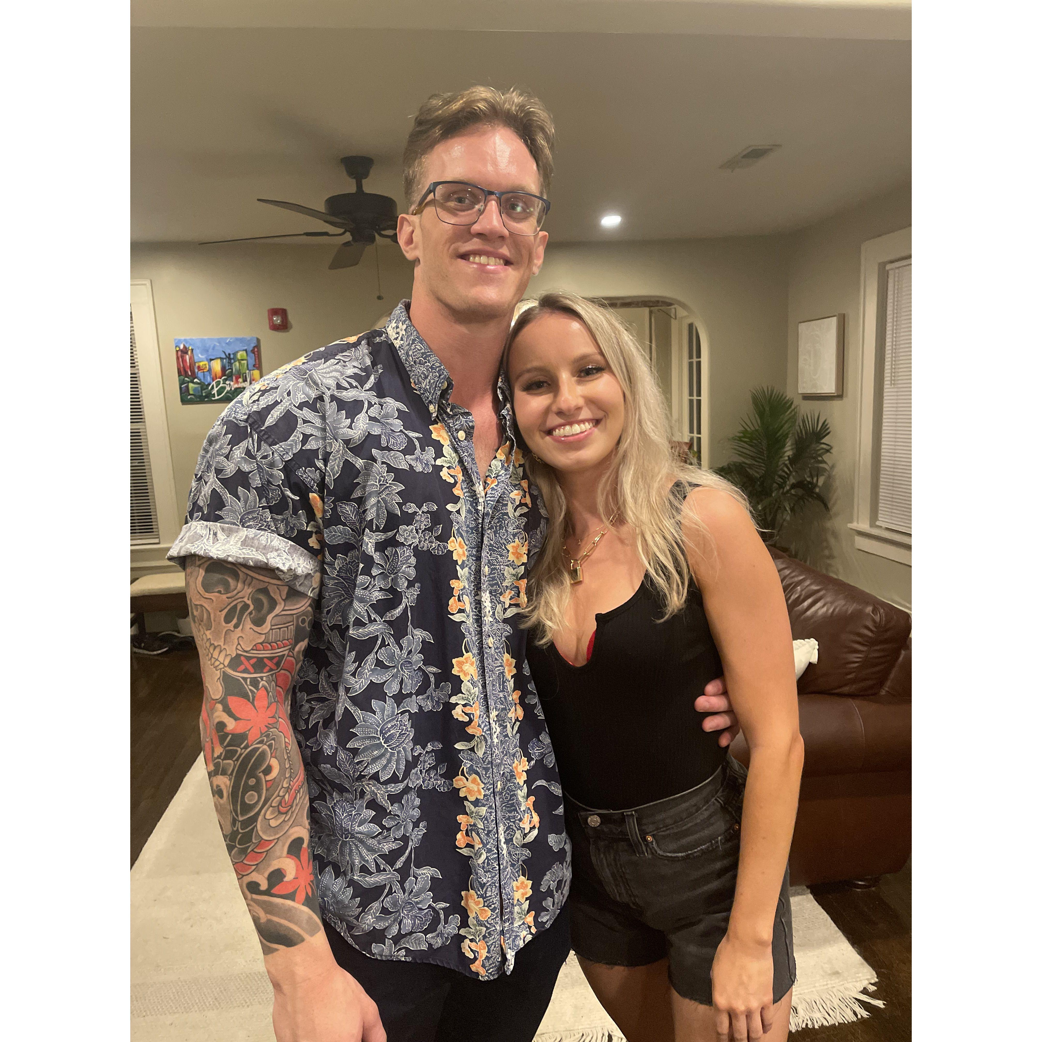 Our first photo together!