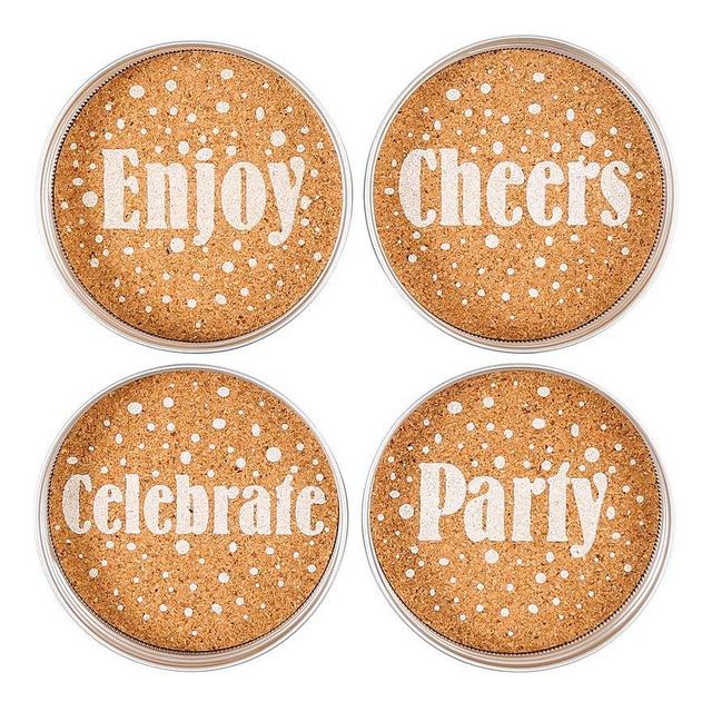 Southern Living Modern Countryside Mason Jar Coasters, Set of 4