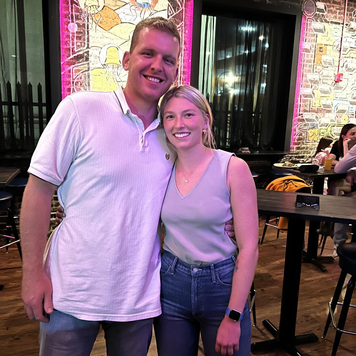 Our first picture together on our third date!