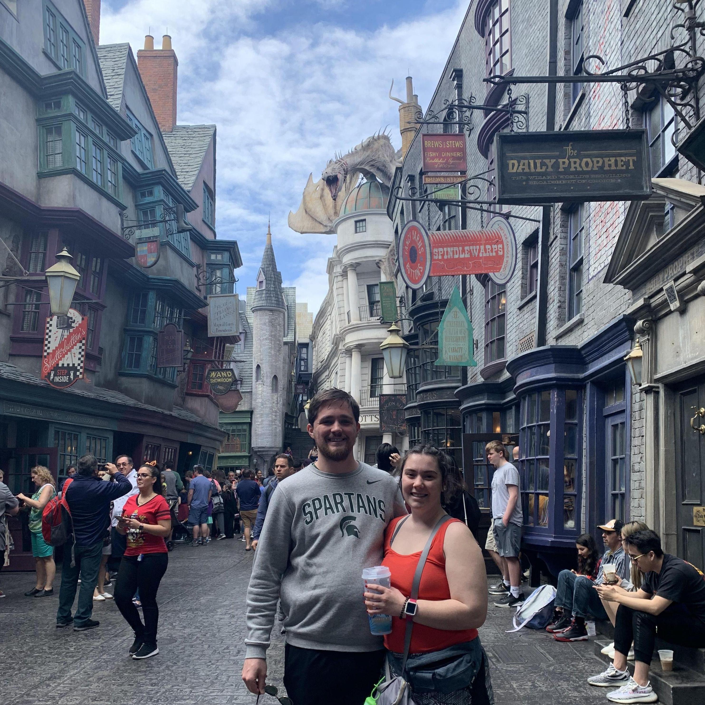 Meghan took Hunter on his first trip to Florida! We stayed at Meghan’s Grandmas house and went to both Universal and Disney World just days before Covid shut everything down in March 2020!