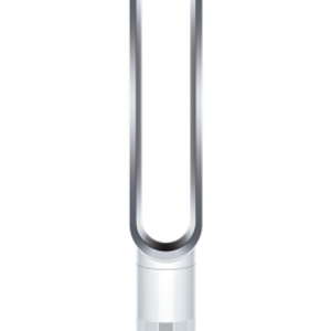 Dyson Cool™ tower fan in white/silver.