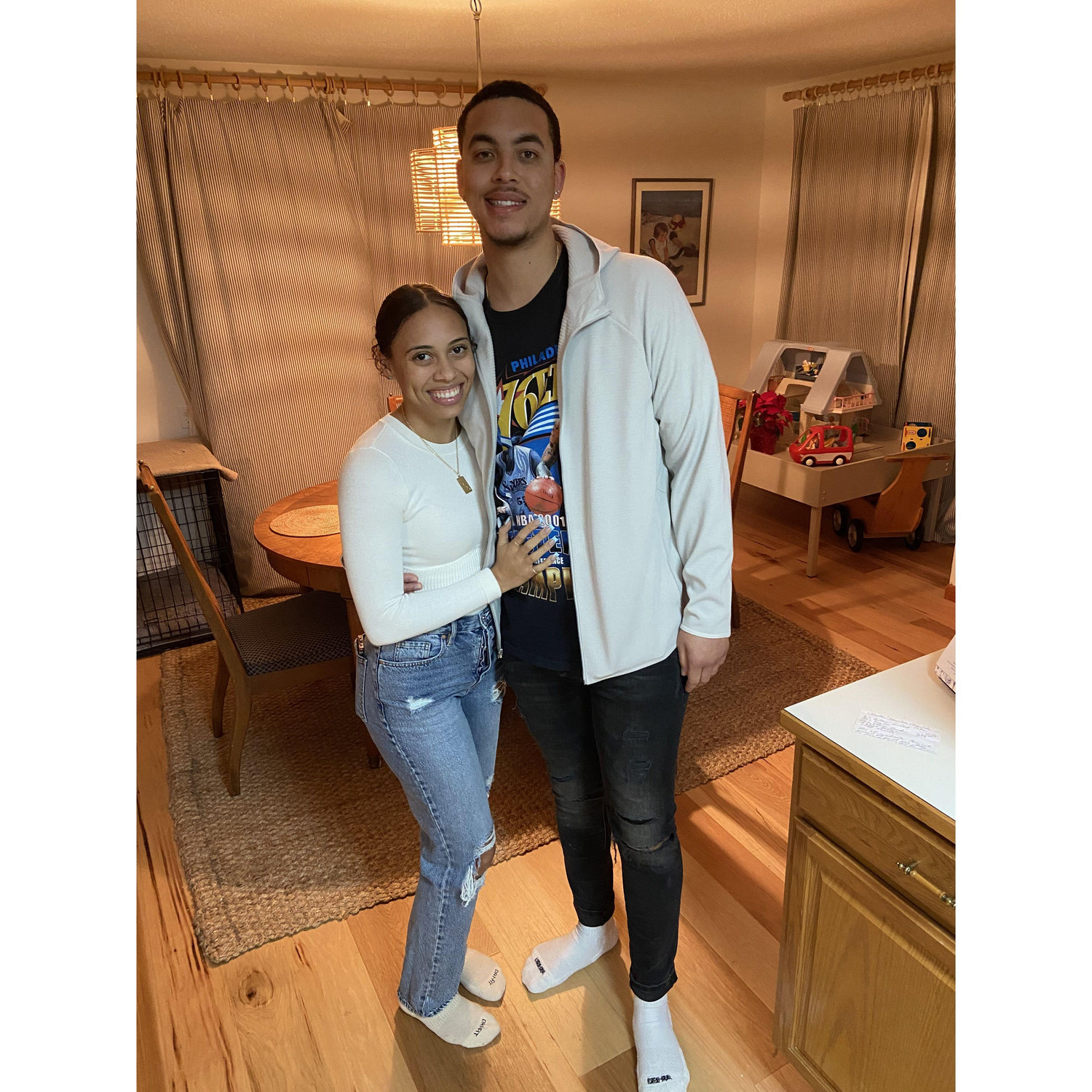 Our first photo together EVER