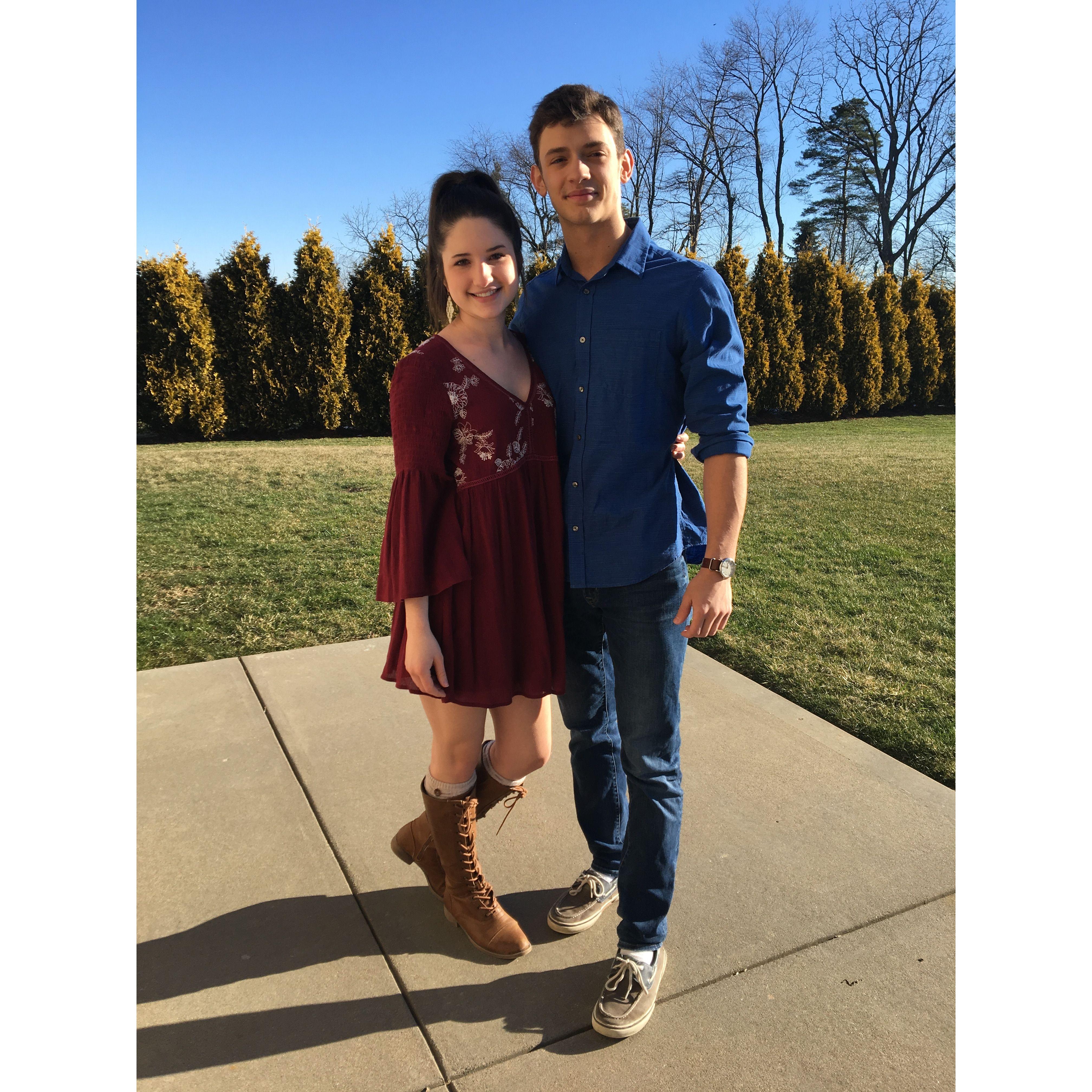 Our first ever picture together