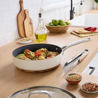 Ceramic Nonstick 3-Qt. Saute Pan with Lid