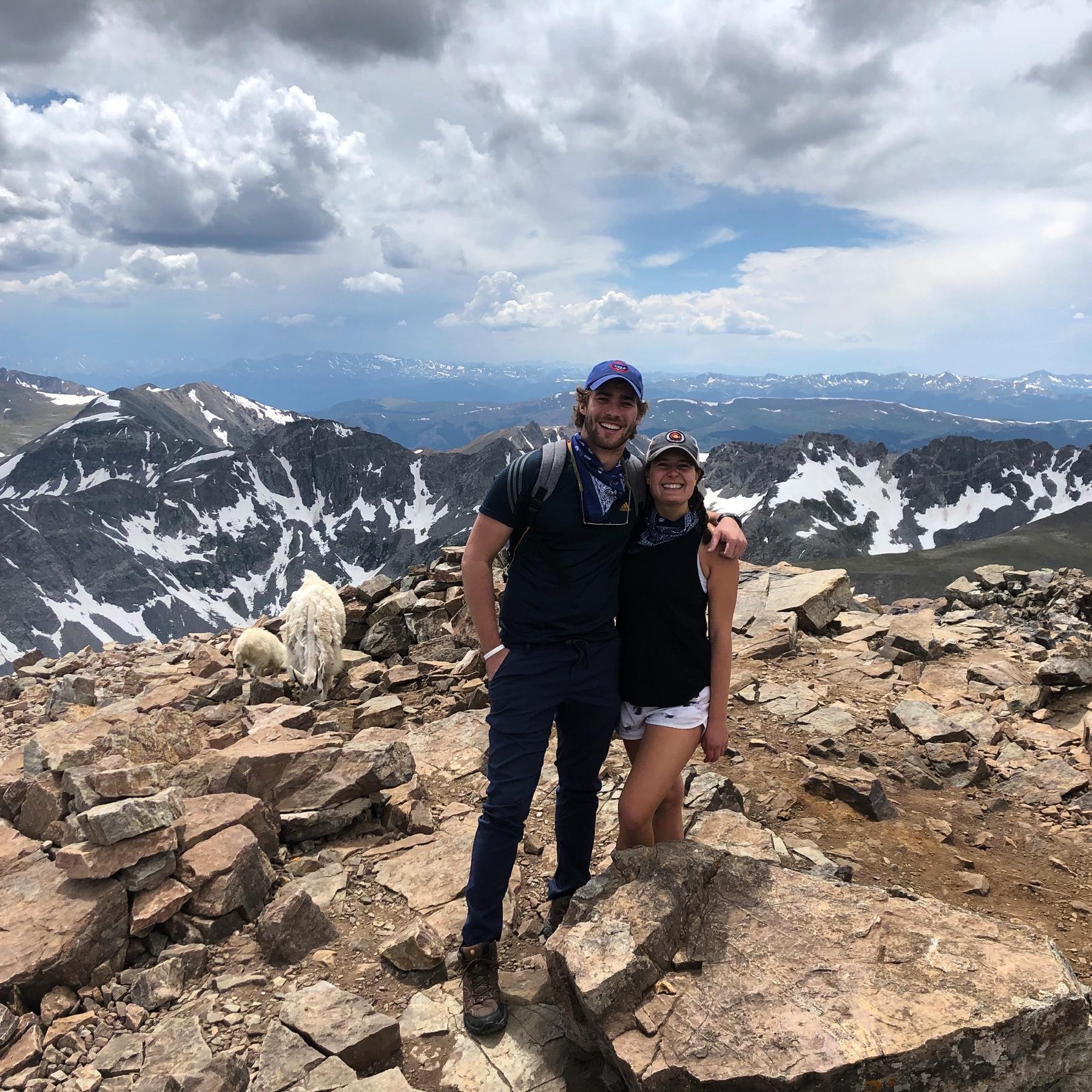 Climbing Quandary Peak