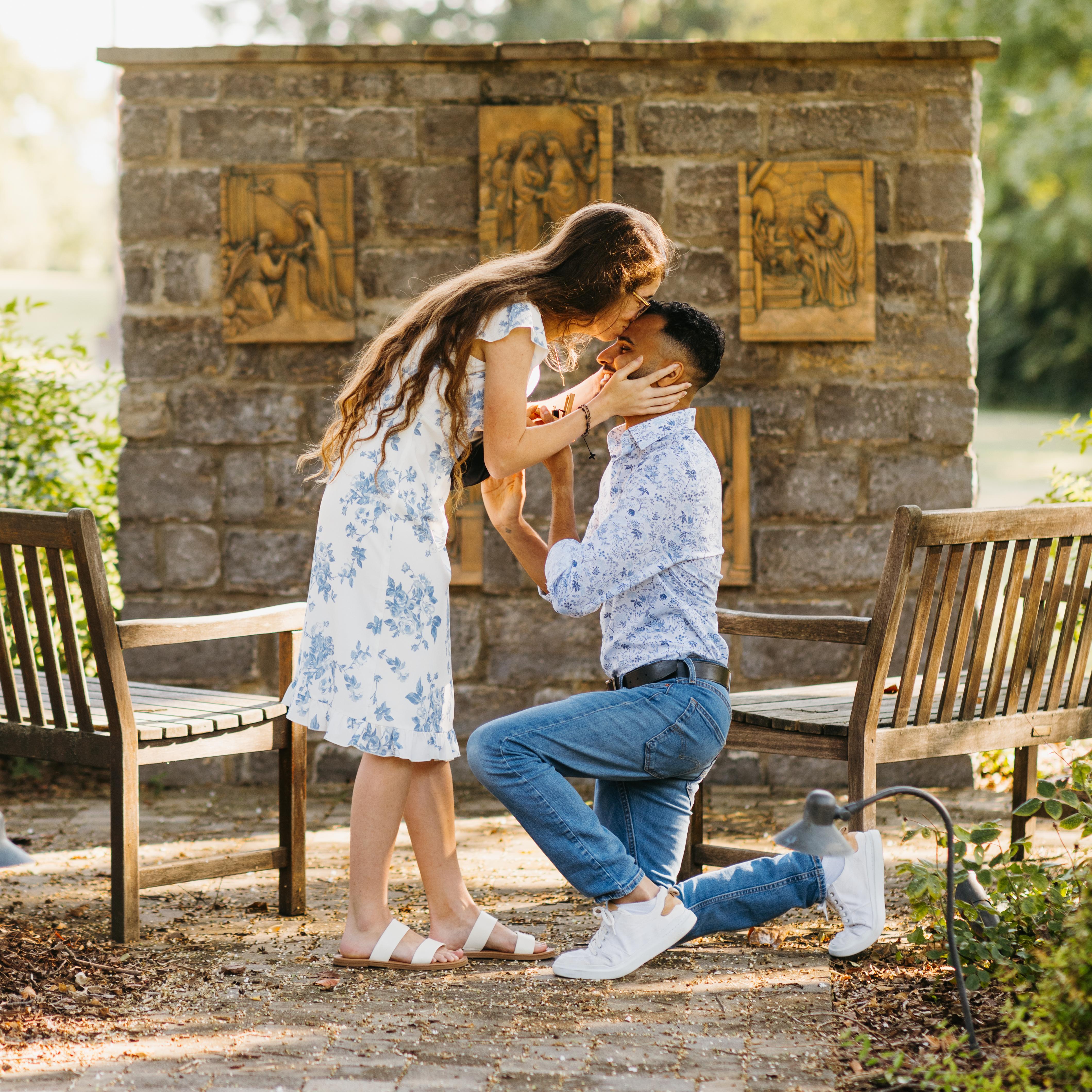 He proposed on August 24, 2024! Every detail was perfect and better than I imagined!! He even made the ring box himself!