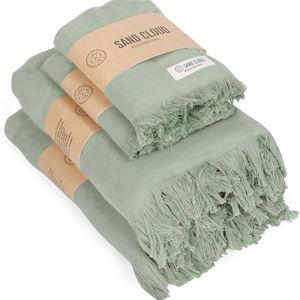 Sand Cloud Turkish Bath Towel Set, Terra Sage