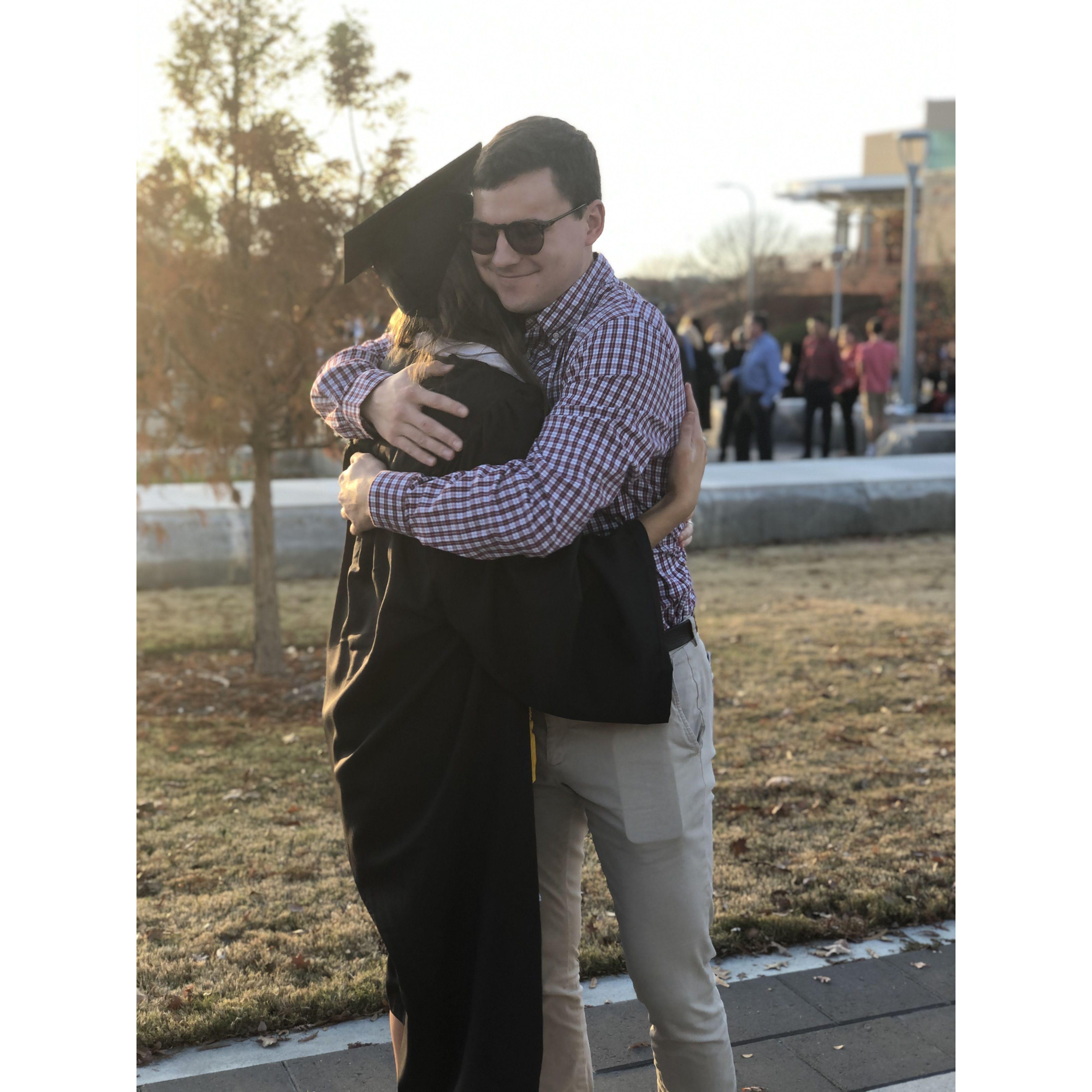 Emma's graduation from the University of South Carolina - December 16, 2019