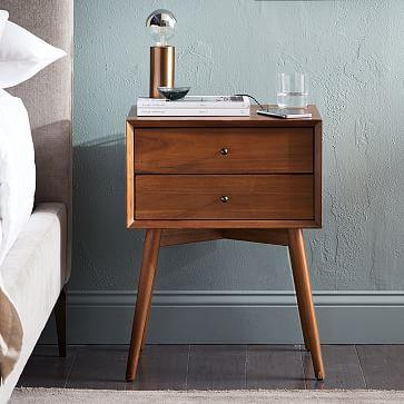 Mid-Century Nightstand - Acorn