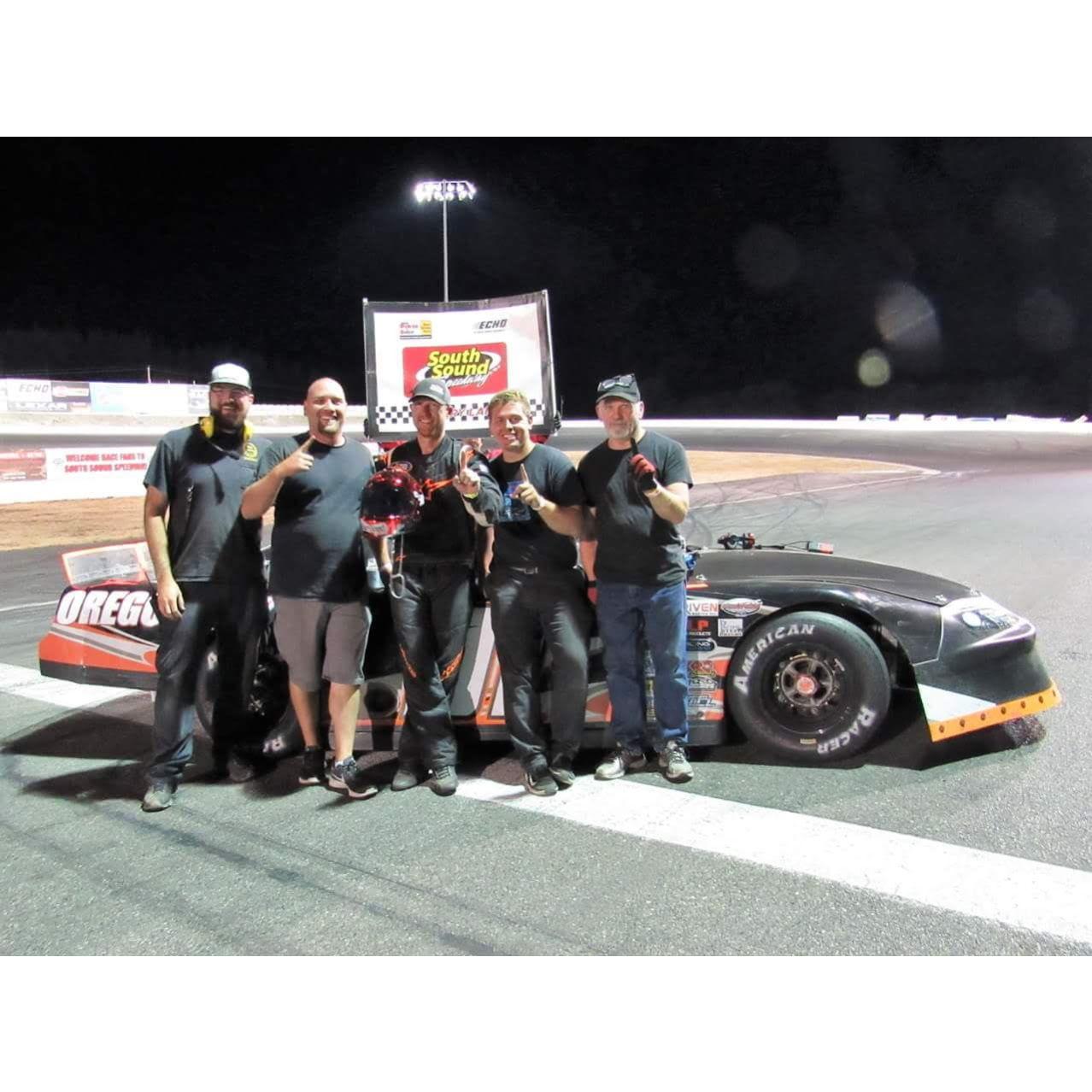 Unit 91 with Patrick and John taking first place at South Sound Speedway.