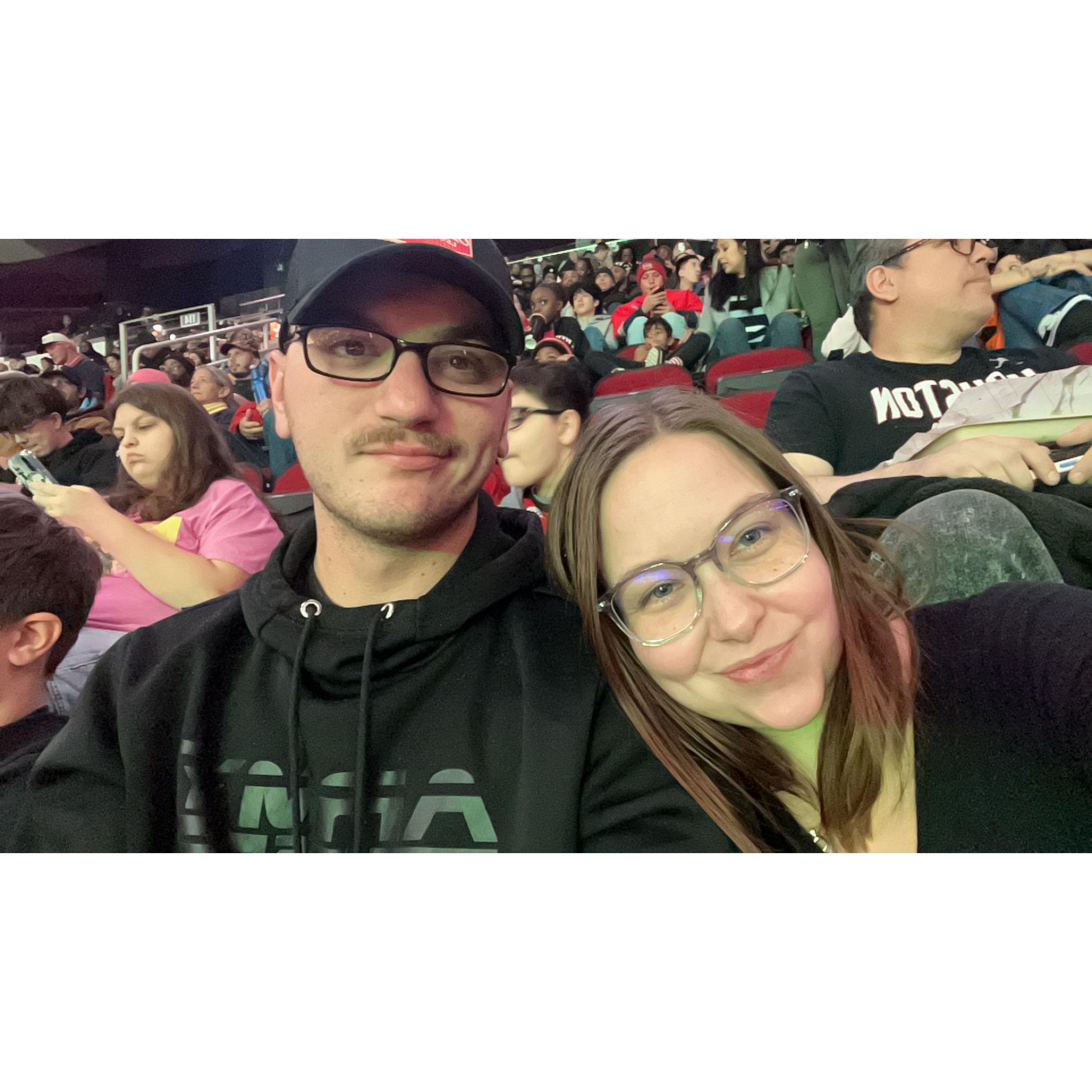 Ty's first NBA game!