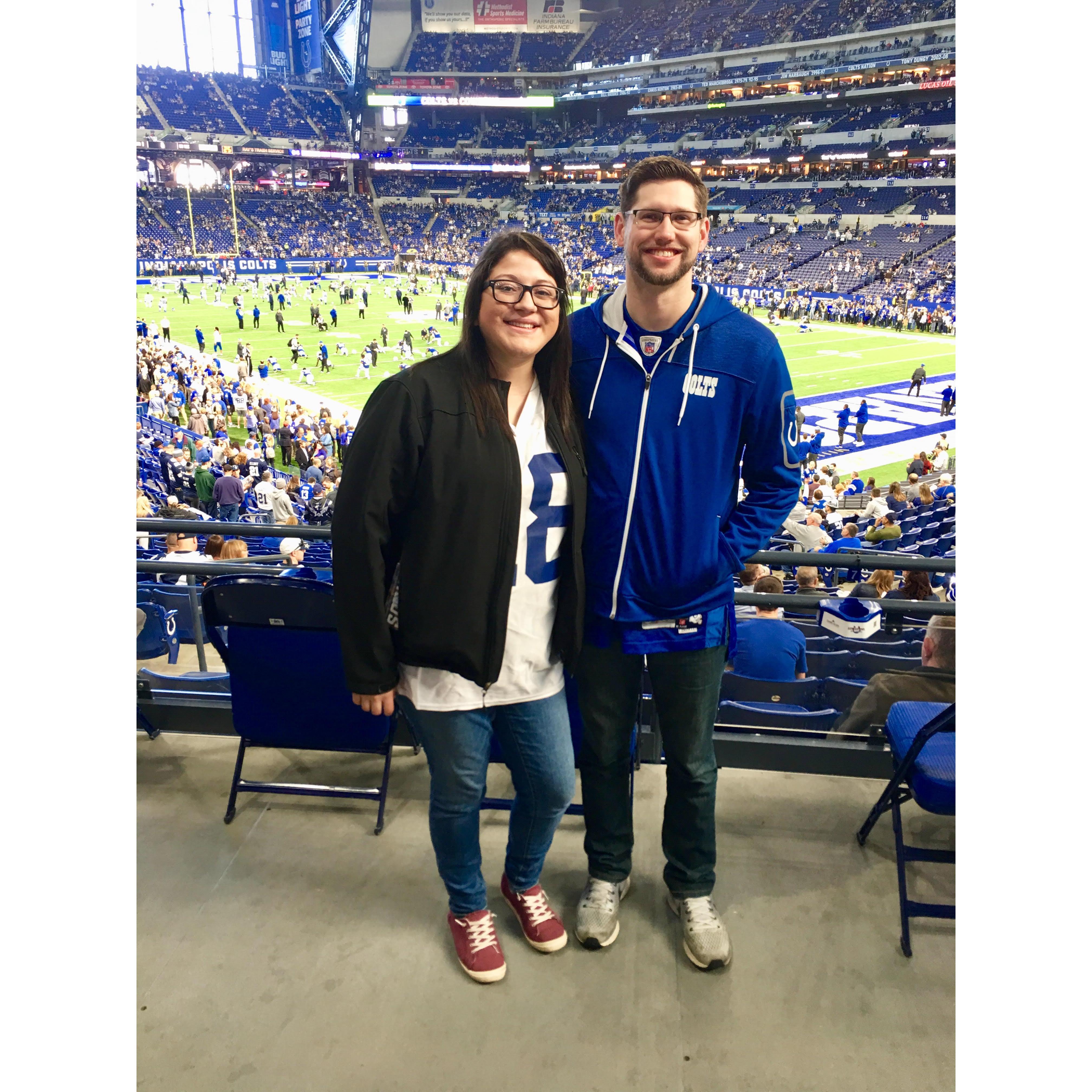 Our first NFL game