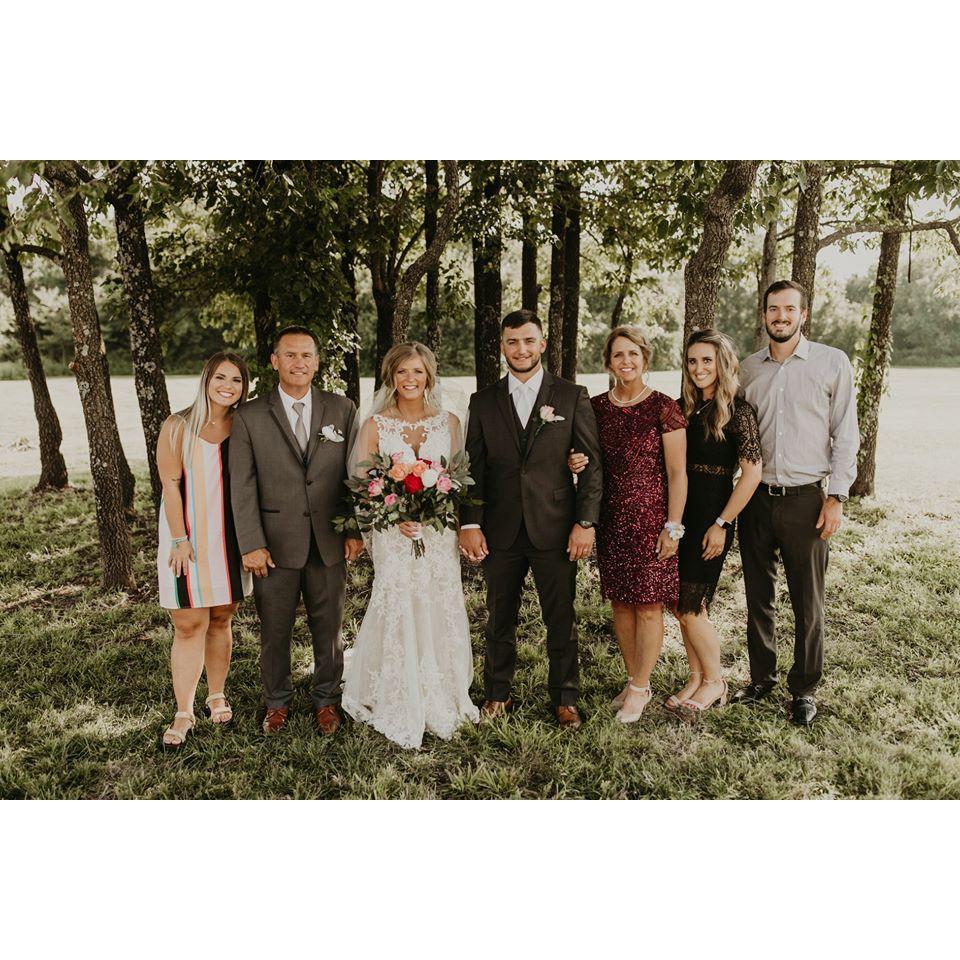 Three weddings in 10 months for the VanCleaves! This was the first on 7/27/2019. Whittney's parents and her siblings