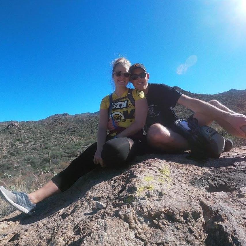 Hiking in Phoenix, AZ.