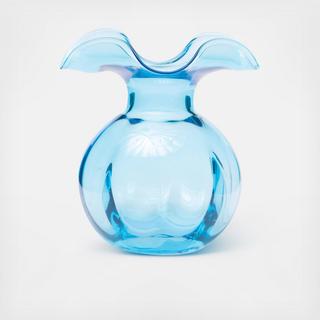 Hibiscus Fluted Glass Vase