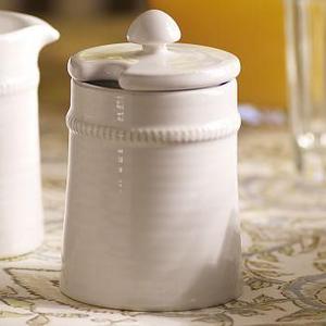 Gabriella Sugar Bowl, White