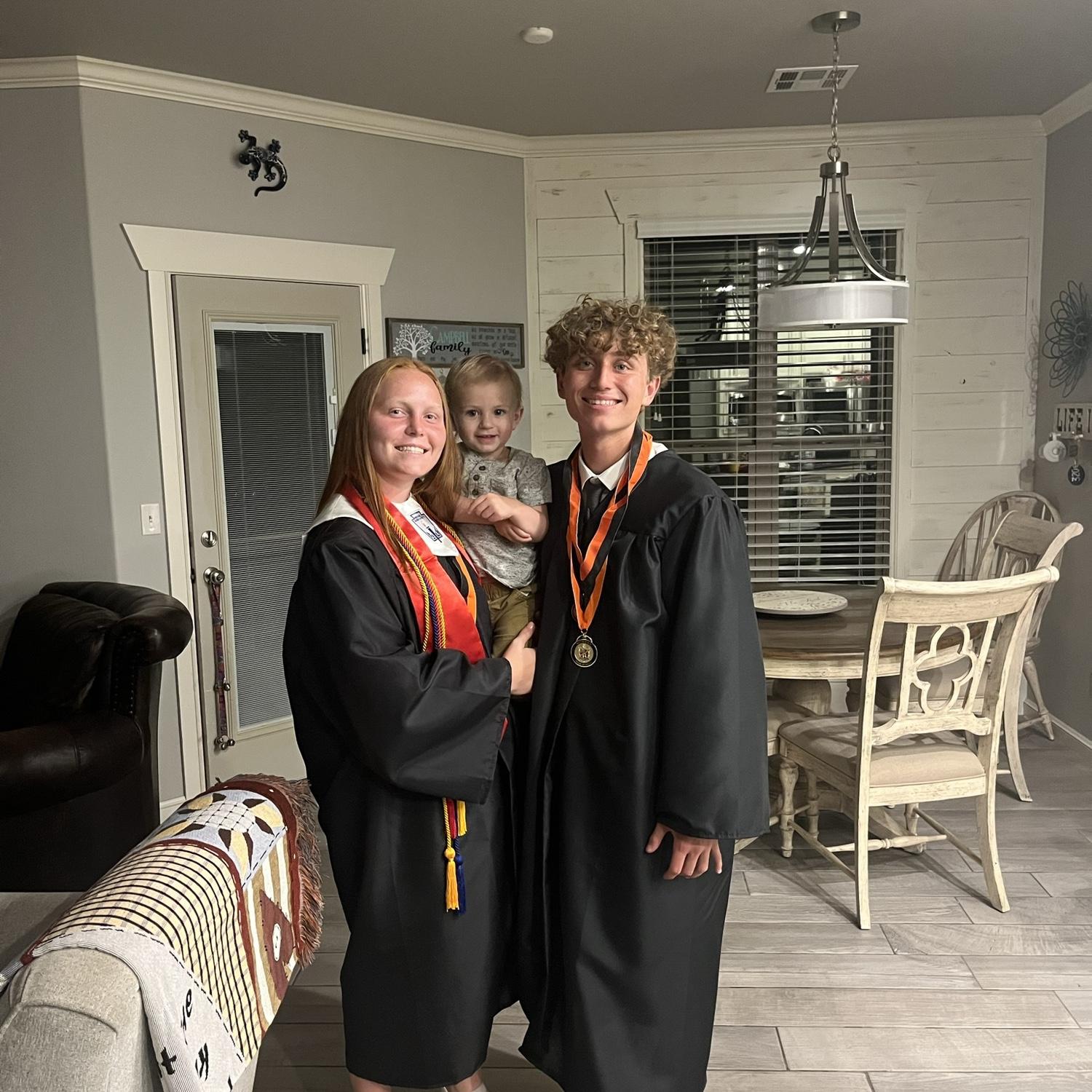 May 25, 2023: graduating as high school sweethearts