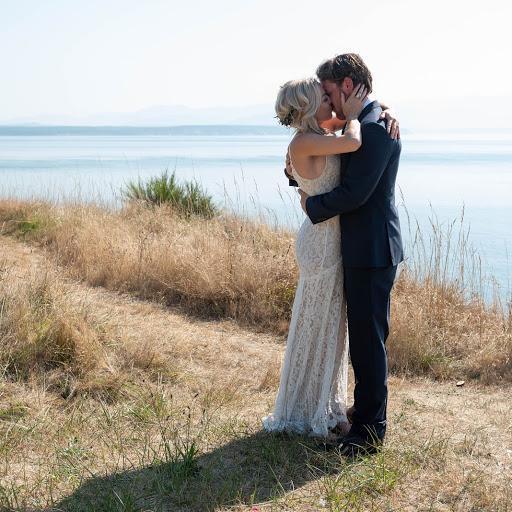 First kiss as Mr. & Mrs.