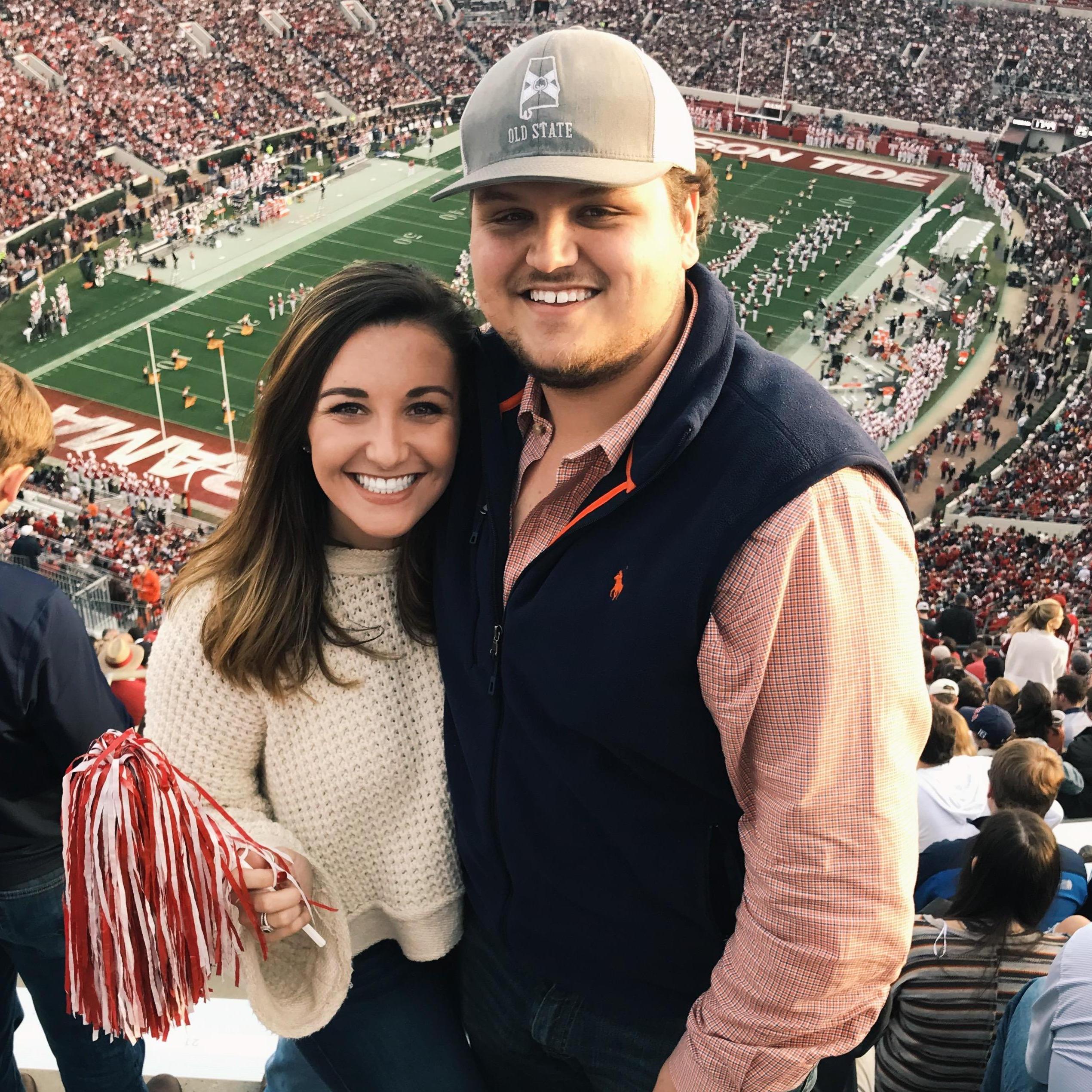 Iron Bowl, Fall 2018 (yes, we somehow manage to not strangle each other on this day!)