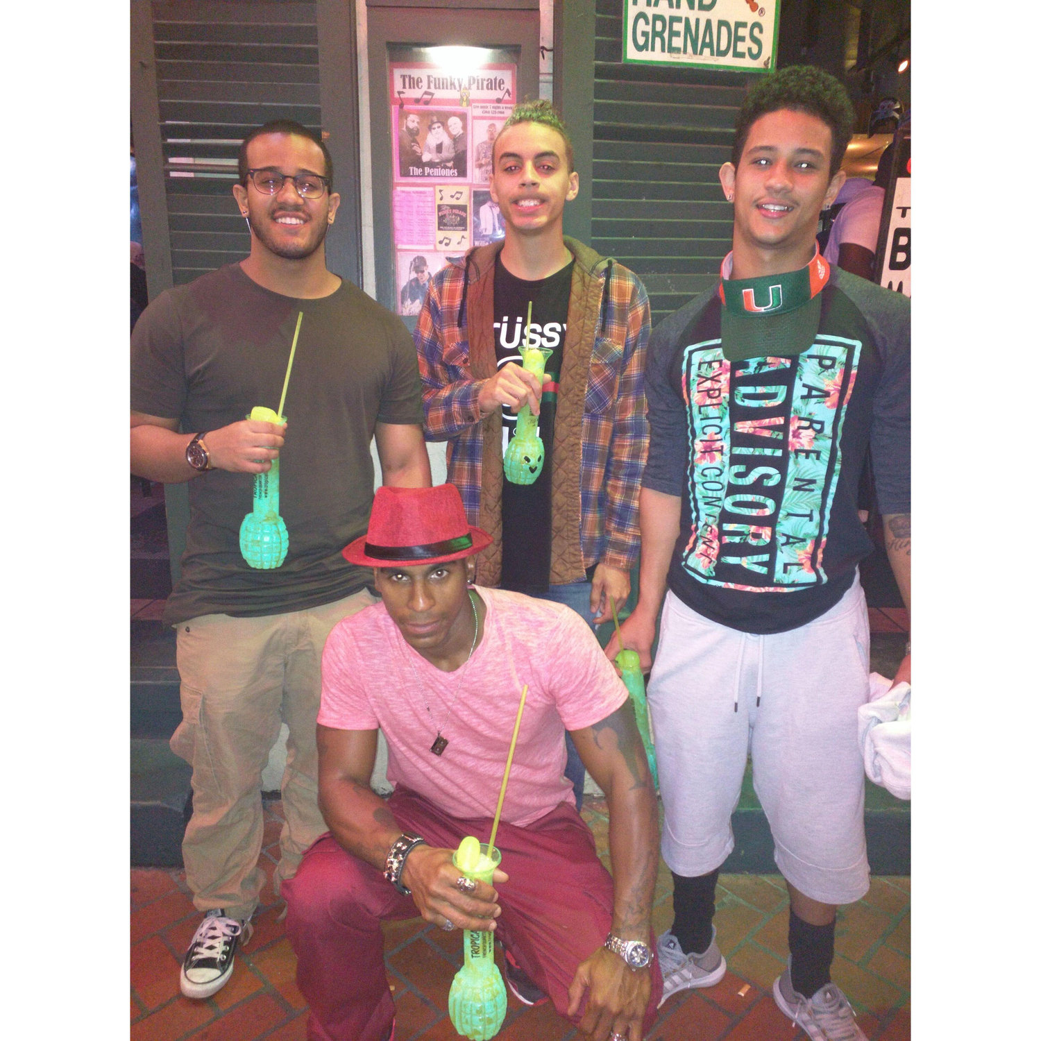 With the boys a day before Proposal in New Orleans