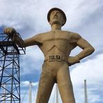 Golden Driller Statue