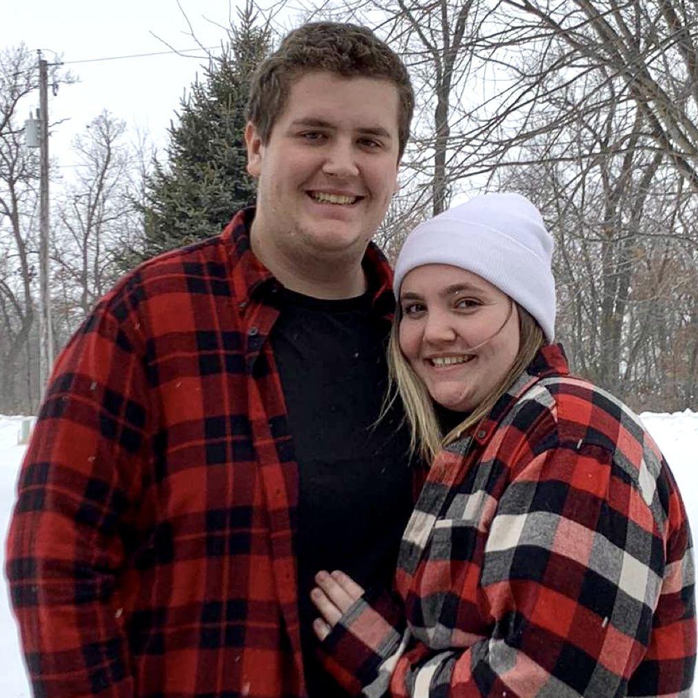 Our first NYE together! Chris got stuck in Forreston because of a snow and ice storm.