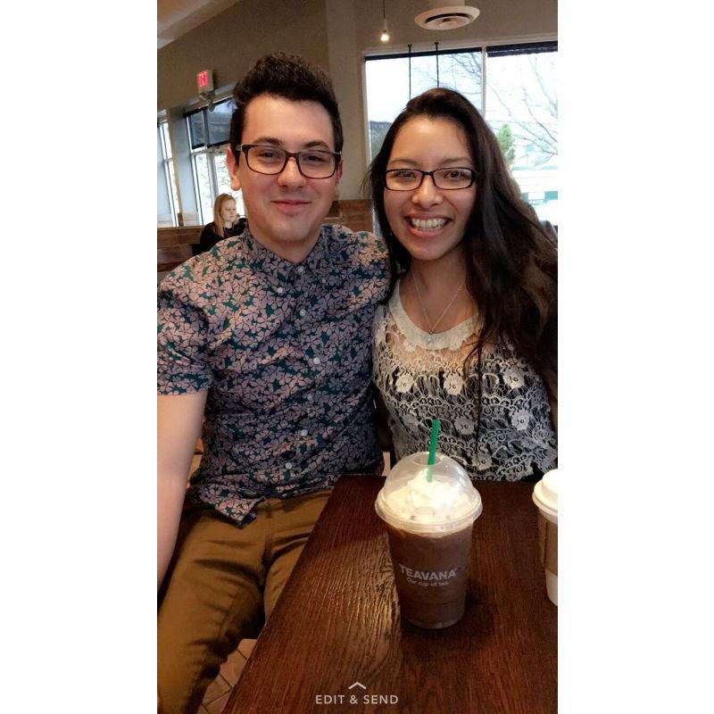 Our first date.