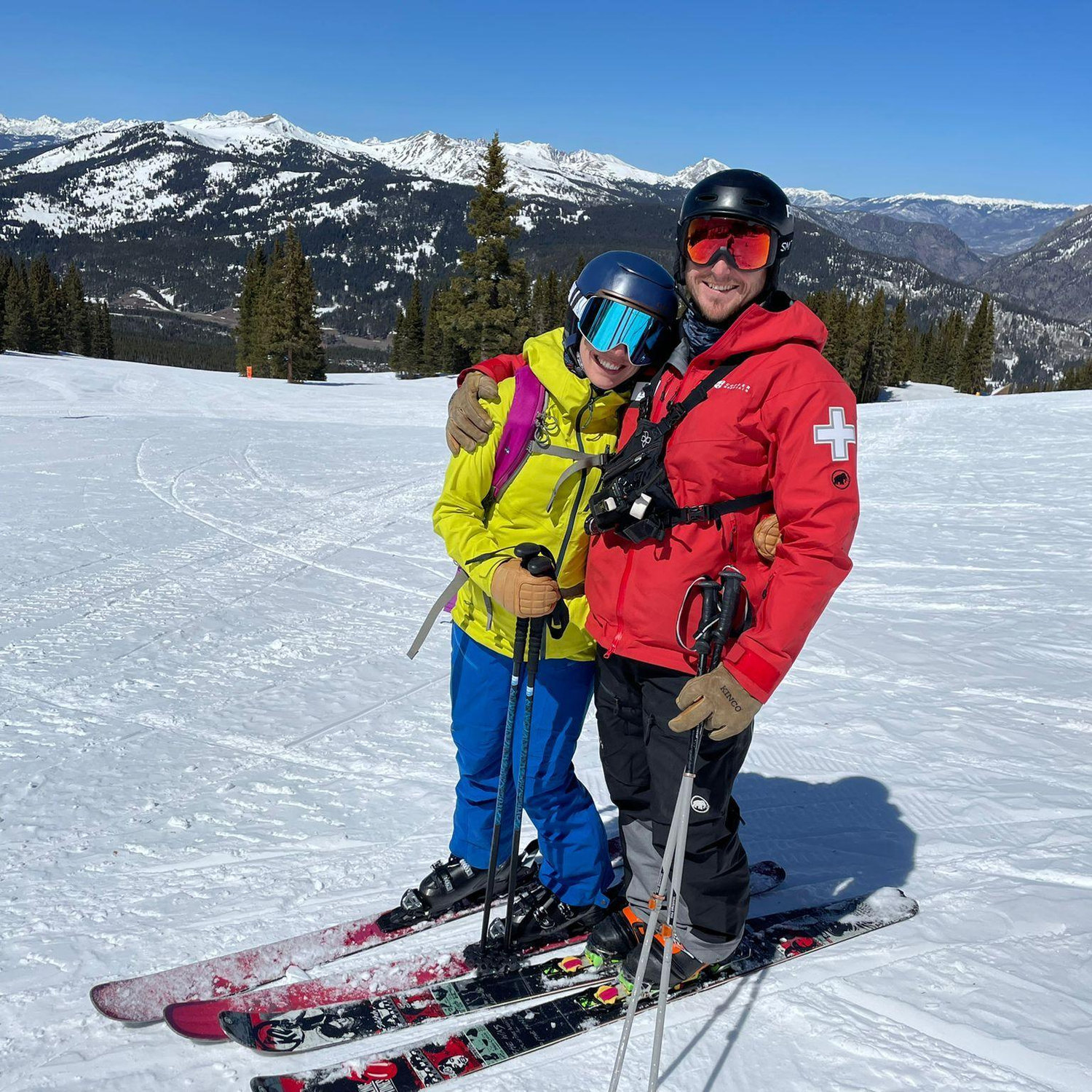Look at that handsome ski patroller!