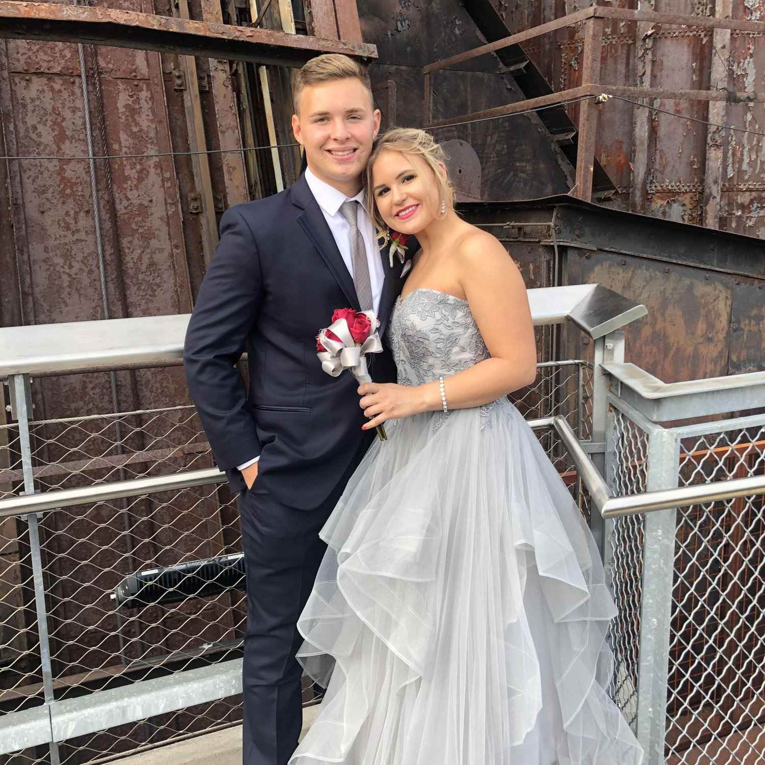 Prom date 2 years in a row!