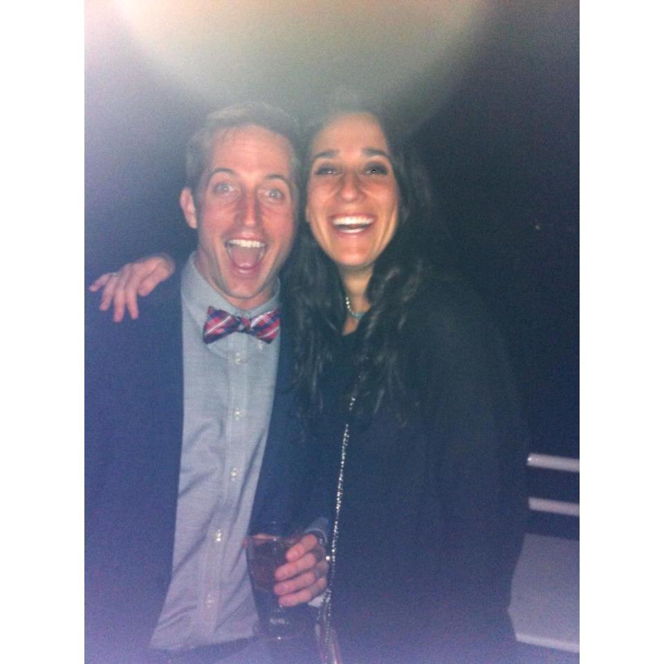 From the BD (Before Dating) era, this is us at Chris's 30th birthday.