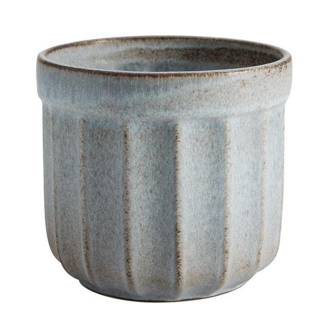 Mendocino StoNeware Planter, Blue - Small