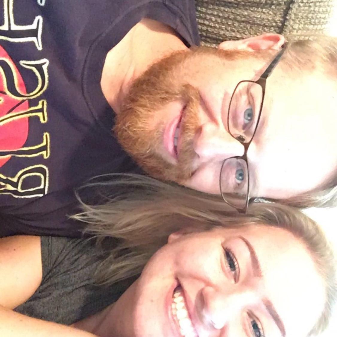 The first picture we took together happened to be on my birthday in 2016 during hurricane season.